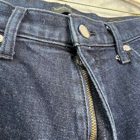 Banana‎ Republic Womens High Rise Wide Leg Dark Wash Jeans Size 29 29.5" inseam - Picture 4 of 14